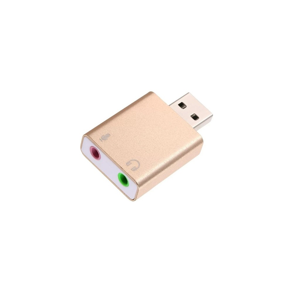Tarjeta Sonido 7.1 USB Audio 3D Microfono Externo