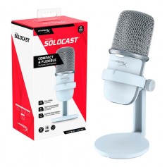 Microfono Gamer Condensador Cardioide HyperX SoloCast White