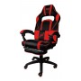 Silla Sillon Gamer Noga Typhon Butaca Pc Gaming Reclinable Con Apoya Pies Negro & Rojo