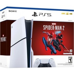Consola Sony PlayStation Ps5 Slim 1TB SSD Con Lectora 4K 16Gb Ram & Juego Spider-Man 2