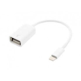 Adaptador Cable OTG USB A Lightning iPhone Apple