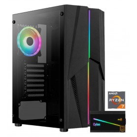 Pc Armada Gamer Ryzen 7 5700G SSD 480GB Memoria Ram Ddr4 16GB Mother B450 600W 80 Plus Bronce