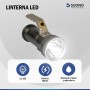 Linterna Led Tactica Suono ILU0054 Potente Baterias Recargables Camping 800 Lumenes