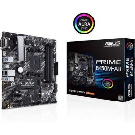 Mother Asus Prime B450M-A II Am4 Ddr4 Hdmi B450 Motherboard Asus Para Am4 Ryzen