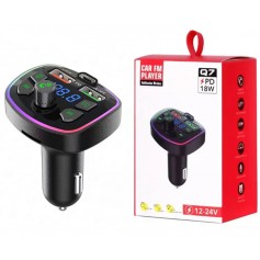 Transmisor Fm Usb Bluetooth Reproductor Para Auto H-Q7