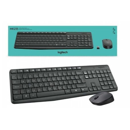 Combo Teclado & Mouse Inalámbrico Logitech Mk235