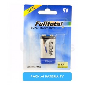 Pila Bateria 9V Fulltotal