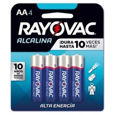 Pila AA Alcalina Rayovac Blister X4