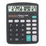 Calculadora De Escritorio Plastico Negra Global 12 Digitos 837B