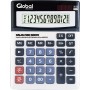 Calculadora Escritorio Global Metalica Plateado 12 Digitos 1200v