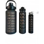 Kit 3 Botellas Botellon Frases Motivacionales 2lt 1lt 500ml