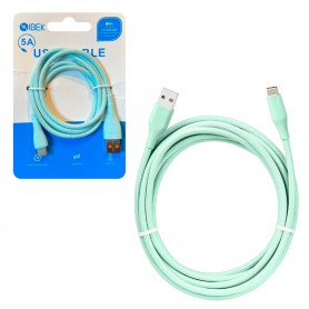 Cable De Carga Mallado USB-C Type-C Tipo-C Ibek CB-2403 1mt Colores Varios
