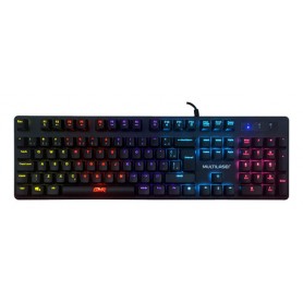 Teclado Mecanico Gamer PC Retroiluminado RGB Multilaser TC506 GK-500 GMR Switch Outemu Blue