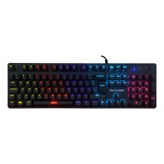 Teclado Mecanico Gamer PC Retroiluminado RGB Multilaser GK-500 GMR Switch Outemu Blue