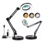 Lampara Lupa Aro Led Con Brazo Fria Calida A Usb