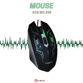 Mouse Gamer Con Cable Kosmo MO-335 Retroiluminado RGB