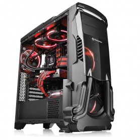 Gabinette Thermaltake Versa N24 Mid-Tower Black Sin Fuente