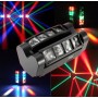 Mini Spider Cabezal Movil Doble Barra Led 8 X 3 40w Rgbw LED-ZZ10