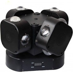 Kit Mini Luces Escenario 4 En 1 Rgbw Cabezal Movil Iluminacion Dj XJH04