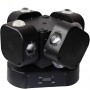 Kit Mini Luces Escenario 4 En 1 Rgbw Cabezal Movil Iluminacion Dj