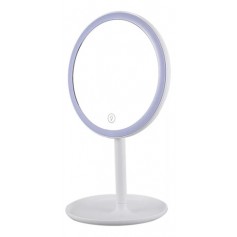 Espejo Suono Luz Led Touch Usb Recargable Con Base