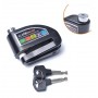 Candado Traba Disco Freno Con Alarma Moto Bici Llave LK 603