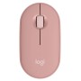 Mouse Inalambrico Logitech M350S Pebble Mouse 2 Pc Mac Usb Bluetooth Rosa