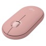 Mouse Inalambrico Logitech M350S Pebble Mouse 2 Pc Mac Usb Bluetooth Rosa