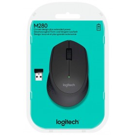 Mouse Inalambrico Logitech M280 Comfort Plus Negro
