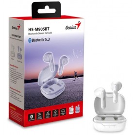 Auricular Inalambrico Bluetooth Genius HS-905BT Blanco