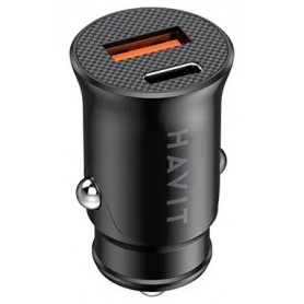 Cargador De Celular Para Auto 12V 2 Puertos USB Havit CC2022