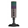 Microfono Gamer Para PC Con Luz RGB Streaming Podcast Cardioide Cancelacion De Sonido Ambiental Havit GK61