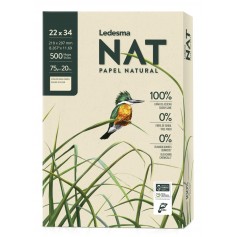 Resma A4 Ledesma NAT Papel Natural 75gr 500 Hojas