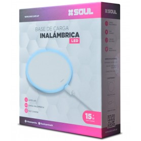 Cargador Inalambrico Base De Carga Qi SOUL S50 15W