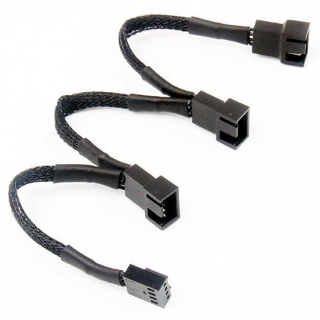 CABLE DIVISOR PWM PARA 3 COOLER DE 3 Y PINES NISUTA NSCAPWM3