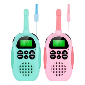 Kit x2 Handy Walkie Tolkie Infantil Rosa y Verde