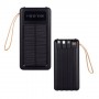 Cargador Portatil Power Bank Lightning Type-C USB-C Tipo-C Micro USB V8 15000MAh 8705b Con Panel Solar