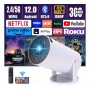 Mini Proyector Portatil HY300 Pro Portatil Smart Wifi Dual Band 2.4G 5.8G Bluetooth 5.0 200 Lumenes