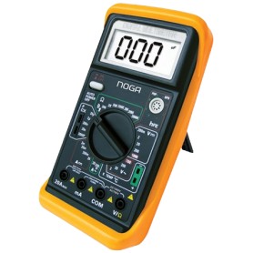 Tester Digital Multimetro Inyector De Señal Prueba Diodos Transistores Con Funda & Buzzer Noga M-890G