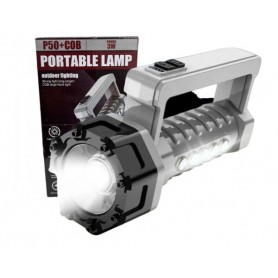 Linterna Led Tactica CH-23068 Recargable Camping 3w 180 Lumenes
