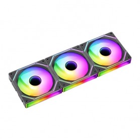 Kit 3 Cooler 120mm Fan Formula V Air Bridge Black Argb Magneticos