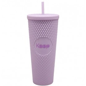 Vaso Mug Tumbler Keep 710ml Bombilla Color Violeta