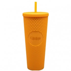 Vaso Mug Tumbler Keep 710ml Bombilla Color Amarillo