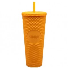 Vaso Mug Tumbler Keep 710ml Bombilla Color Amarillo