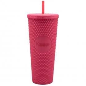 Vaso Mug Tumbler Keep 710ml Bombilla Color Rosa