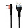 Cable De Carga & Datos Usb-C Type-C Tipo-C A USB 2.4a LDNIO LS561 90° Grados 1mt