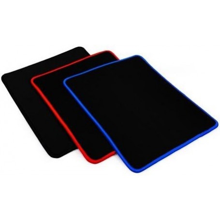Pad Mouse Economico Liso Negro Bordado Colores