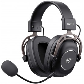 Auricular Vincha Gamer Inalambrico Bluetooth USB 2.4GHz Havit H2002YG PC PS4 PS5 XBOX