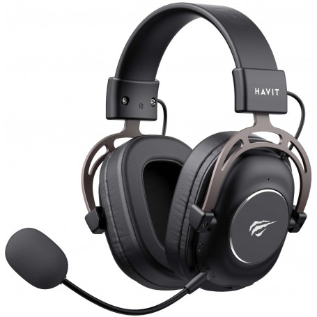 Auricular Vincha Gamer Inalambrico Bluetooth USB 2.4GHz Havit H2002YG PC PS4 PS5 XBOX