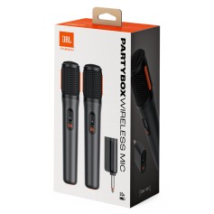 Microfonos Inalambricos Karaoke Dual JBL Partybox Wireless Mic Recargables 2.4GHz